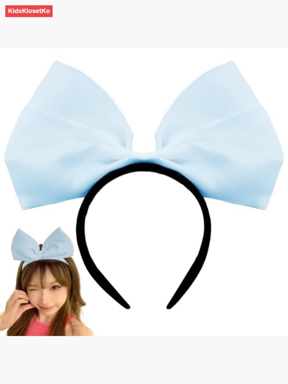 Extra Big Lace Bow Headband Hairband for Women Girls Lolita Cute Hair Accessory